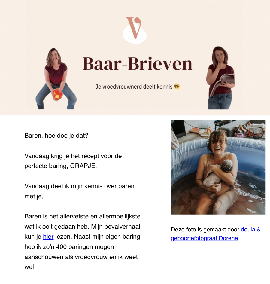 Baarbrieven dag 1